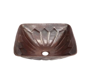 ถังทองแดงแบบมีที่ระบายน้ำสำหรับห้องครัวผนังสองชั้นโรงแรม-ผู้ผลิตโดยตรงทำจากเอสเพรสโซ่ puricho 16" - Product Image 3