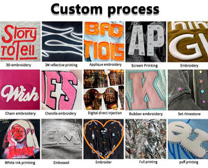 Conjunto de Sudadera con Capucha y Pantalones Acampanados de Tres Capas para Hombre, Estilo Urbano, Invierno, Color Liso, Personalizado, de Gran Gramaje, Oversize, Largo Completo - Product Image 4