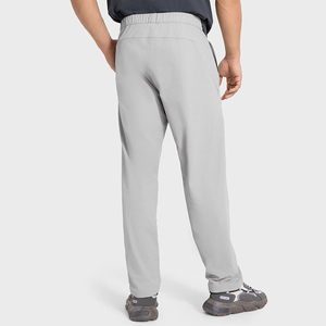 Pantalones de senderismo ligeros de invierno unisex sólidos con logotipo personalizado, transpirables, de secado rápido, ecológicos, con cintura elástica y bolsillos con cremallera para - Product Image 5