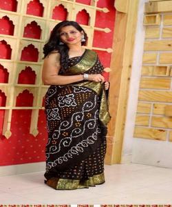 Nouveau sari en coton indien, vêtement de fête de mariage pour femmes, tenue de travail en broderie de soie georgette avec chemisier - Product Image 2