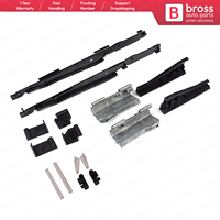 Kit de réparation de glissières de toit ouvrant panoramique BSR40+BSR530, 16 pièces, 54138408062 pour 5 E39 X3 E83 X5 E53 E70, Pièces automobiles Bross