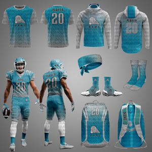 2025 uniformes de fútbol americano juvenil de alta calidad, aparejos sublimados personalizados, camisetas de estilo impreso de sarga, paquete de oferta de equipo - Product Image 1