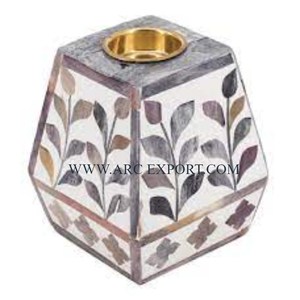 Brûleur d'encens de travail en incrustation d'os de qualité supérieure très vendu Brûleur Bakhoor et Oud d'intérieur pour la décoration de la maison à des prix attractifs - Product Image 2