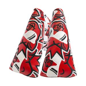 Cubierta de cabeza de golf de cuero PU acolchado suave para hombres Driver Club Diseño de calcetín largo con forro de felpa Cubiertas de cabeza de cuello fáciles de estirar - Product Image 3