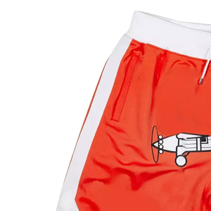 Pantalones cortos deportivos con estampado de logotipo personalizado para correr, pantalones cortos de malla para correr, sublimación de doble capa, pantalones cortos de malla para correr para hombres - Product Image 3