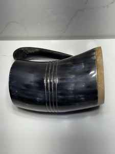 Chopes à boire en corne de style classique de qualité supérieure, légères, écologiques, durables, avec logo personnalisé, taille disponible - Product Image 5