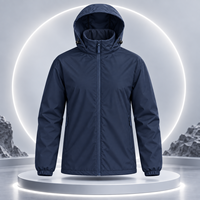 Blouson rembourré personnalisé avec logo pour hommes et femmes, style streetwear, capuche amovible, imperméable, coupe-vent, chaud, pour le travail en extérieur en hiver