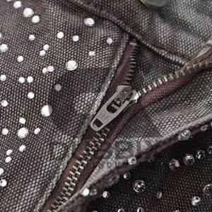 Shorts en jean pour homme à taille mi-haute 100 % coton de haute qualité, multi-poches, séchage rapide et respirant, avec logo personnalisé, marque privée - Product Image 5