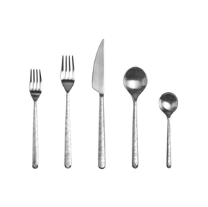 Minimaliste et simplicité ensemble de couverts en acier inoxydable dîner couteau cuillère maison cuisine restaurant vaisselle mariage événement décor - Product Image 4
