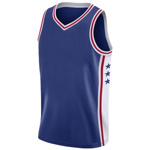 100% Polyester Golden State US Team cousu/presse à chaud personnalisé grande taille 3XL 4XL 5XL Sportwear maillot de basket-ball personnalisé - Product Image 5