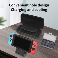Kit 9 en 1 pour accessoires Nintendo Switch avec étui de protection en silicone, étui de transport EVA, état neuf pour Switch