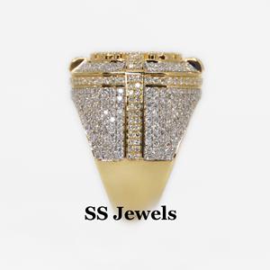 แหวนเพชรโมอิสชุบโรเดียม925เงินแท้สำหรับผู้ชายแหวนฮิปฮอปสไตล์ฮิปฮอปสำหรับ5.41ประดับพลอยเทียมของขวัญครบรอบของขวัญวันครบรอบ - Product Image 5