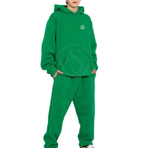 Conjunto Deportivo Informal con Capucha para Hombre, Estilo Francés, Holgado, de Felpa, para Entrenamiento, Cómodo, Invierno 2025 - Product Image 2