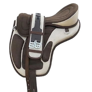 Sillín inglés ligero Best Dressage Western Treeless Western Sillines con cuero sintético Equitación - Product Image 3