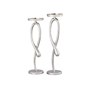 Bougeoir hexagonal moderne en métal de luxe Finition de manteau de poudre noire Décoration intérieure élégante Styliste Conception de foudre pour mariage - Product Image 3