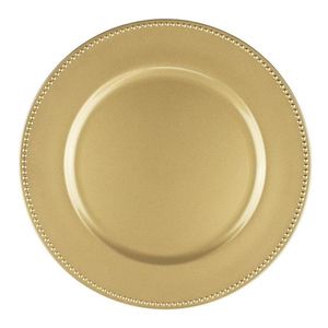 Plato de Presentación de Lujo con Borde Martillado, Chapado en Oro, Apto para Alimentos, Precio de Fábrica - Product Image 3