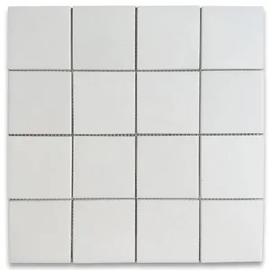 T27XH Thassos Mármol blanco Honed 3x3 Azulejo de mosaico cuadrado Categoría de producto premium - Product Image 1