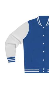 Chaqueta universitaria de corte regular de calidad superior para mujer 100% mangas de cuero PU con bordado personalizado impresión y embalaje - Product Image 4