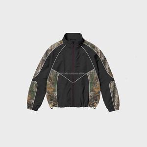 Customized Men's Bomber Fleece <b>Jacket</b> for Spring Autumn Windbreak Streetwear <b>Pattern</b> Front Logo Windbreaker <b>Jacket</b> for man - Product Image 3
