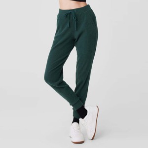 Pantalones Jogger acanalados de alta calidad para Mujer | Joggers elásticos y transpirables con cintura con cordón y detalles acanalados - Product Image 2