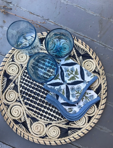 Nuevo bloque de mano indio Estampado floral 100% Servilletas de tela de algodón Bloque de mano Premium Impreso Mantel Hecho EN LA India - Product Image 2