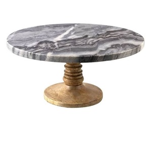 Soporte para servir pasteles de frutas de madera multifuncional con acabado personalizado, herramientas decorativas para servir pasteles - Product Image 4