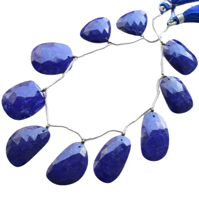 Lapis Lazuli Faceted Uneven Beads Natural Gemstone, Lapis Lazuli Gemstone, Chilean Lapis Lazuli