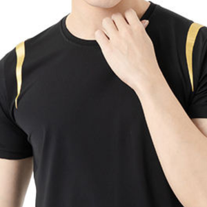 Camisetas Deportivas de Manga Corta para Hombre, Ajustadas, de Algodón y Elastano, para Gimnasio, Running, Verano, Fitness, Venta Caliente - Product Image 2