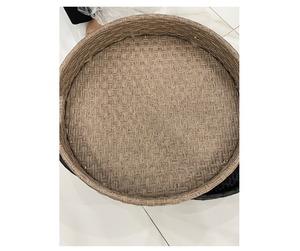 Exportador Bandeja decorativa Plástico Bali Bandeja de desayuno flotante Bandeja de ratán rinkwoven flotante - Product Image 3