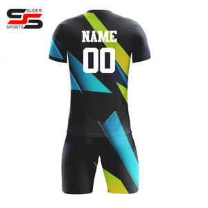 Uniformes de Fútbol de Alta Calidad, Secado Rápido, Impresión Digital, 100% Poliéster, Manga Corta, con Logotipo Personalizado - Product Image 2