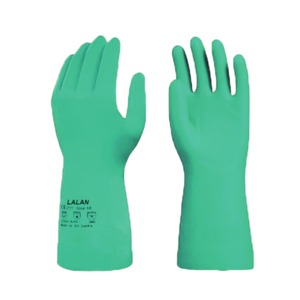 Gants en nitrile verts résistants aux produits chimiques - Product Image 1