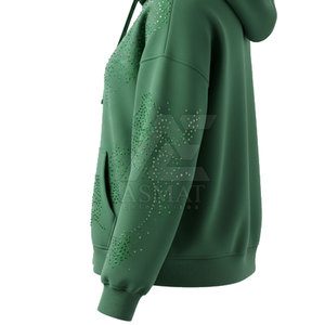 Sudaderas con Pedrería para Mujer, Diseño Personalizado, Transpirables, de Alta Calidad, MOQ Bajo - Product Image 4