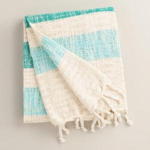 ราคาต่ำสุดนักออกแบบย้อนกลับโยนผ้าห่มผ้าฝ้าย Jacquard โยนผ้าฝ้าย100% ทอผ้าโยนผ้าห่ม - Product Image 5