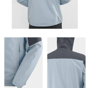 <b>Men</b> Custom Nylon <b>Lightweight</b> Full Zip Summer Sport Windbreaker Waterproof Hoodie <b>Jacket</b> <b>Rain</b> <b>Jacket</b> Coat - Product Image 6