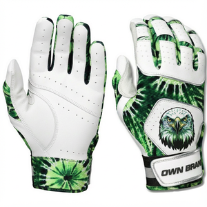 Gants de frappe de baseball sur mesure, couleur et taille personnalisées, prix de gros, paume en cuir synthétique, gants de frappe de softball agressifs hexagonaux - Product Image 6