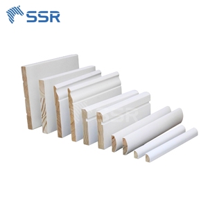 SSR Premium Pine Wood Crown Moulding Primed Board for <b>Ceiling</b> Interior Solid Wood MDF Primed Decorative Trim OEM ODM Supply - Product Image 3