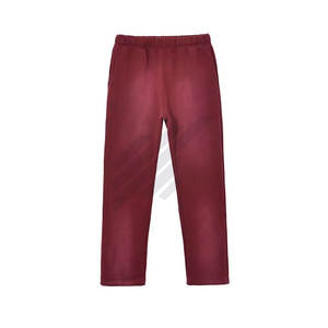 Pantalon décontracté en toile légère délavée à l'acide pour hommes taille moyenne tendance nouveau meilleur pantalon - Product Image 3