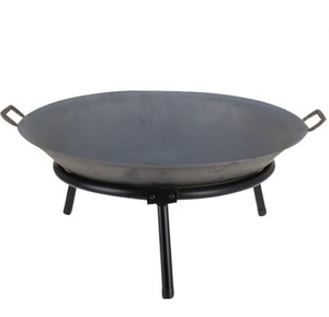 Fosas de fuego para jardín Brasero de acero al aire libre para calentador de jardín Camping Cesta de fuego portátil Chimenea Tazón para quemar - Product Image 3