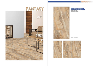 La mejor calidad, baldosas de porcelana de 600x1200mm, baldosas de mármol de cerámica para sala de estar de Villa de lujo sinterizadas brillantes para suelo - Product Image 3