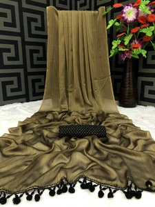 Indian Trendy Classic Heavy Rambo Algodón Seda Jari Forro Saree Último diseño Exclusivo Ropa de fiesta Mujeres Novia Exportación Boutique - Product Image 2