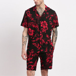 Vente en gros Fabricant à prix compétitif Ensemble de t-shirts et shorts de plage pour hommes Ensemble de shorts et de vêtements de plage de haute qualité à la mode pour l'été - Product Image 1