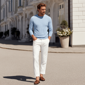 OEM et ODM pull pour hommes pull à fermeture éclair couleur pure coton décontracté hommes pull tricoté pull tricots - Product Image 6