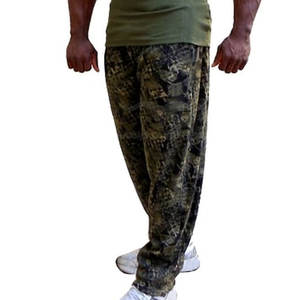 Pantalones Holgados Rectos para Hombre, Estilo Único, Hechos a Medida, Cintura Elástica Alta, Casuales, Transpirables, de Secado Rápido, de Algodón y Felpa - Product Image 4