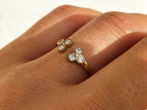 แหวนพลอยบุษราคัมสีขาวเงิน925สไตล์ Boho ทำด้วยมือเครื่องประดับของขวัญแต่งงานสำหรับผู้หญิงสำหรับงานเลี้ยง - Product Image 4