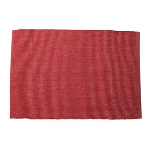 100% coton côtelé Table napperon et coureur de luxe moderne solide carré motif lin napperons pour la maison hôtels mariages - Product Image 1