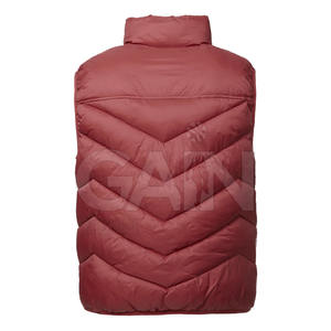 2025 invierno al aire libre adultos uso chaleco acolchado precio bajo chaleco acolchado de secado rápido para ropa casual de hombres - Product Image 2