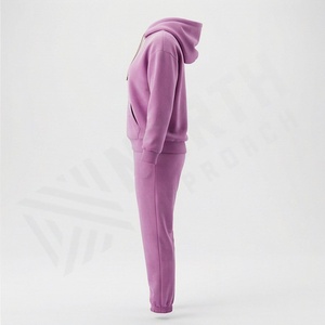 Conjunto Deportivo de Invierno para Mujer con Capucha, Talla Personalizada, Alta Calidad, para Correr, Gimnasio, Fitness, 100% Algodón, Diseño 2 en 1 - Product Image 3