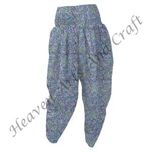 Indien fait à la main été imprimé fleuri coton pyjama femmes séchage rapide respirant Sexy Patiala pantalon confort vente chaude chez les femmes - Product Image 1