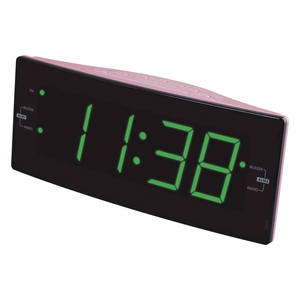 CR-370 Hiện Đại 1.8 "LED Hiển Thị Bàn Đồng Hồ Báo Thức AM/FM Đài Phát Thanh Thiết Kế Kỹ Thuật Số Điện Tử Phong Trào Sản Phẩm Bàn Bảng Đồng Hồ - Product Image 3