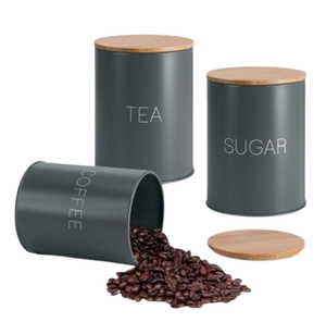 Wholesaler Supplier Metal <b>Canisters</b> Handmade Hotel Restaurant Kitchen Airtight Metal Metal <b>Canister</b> <b>Set</b> - Product Image 5